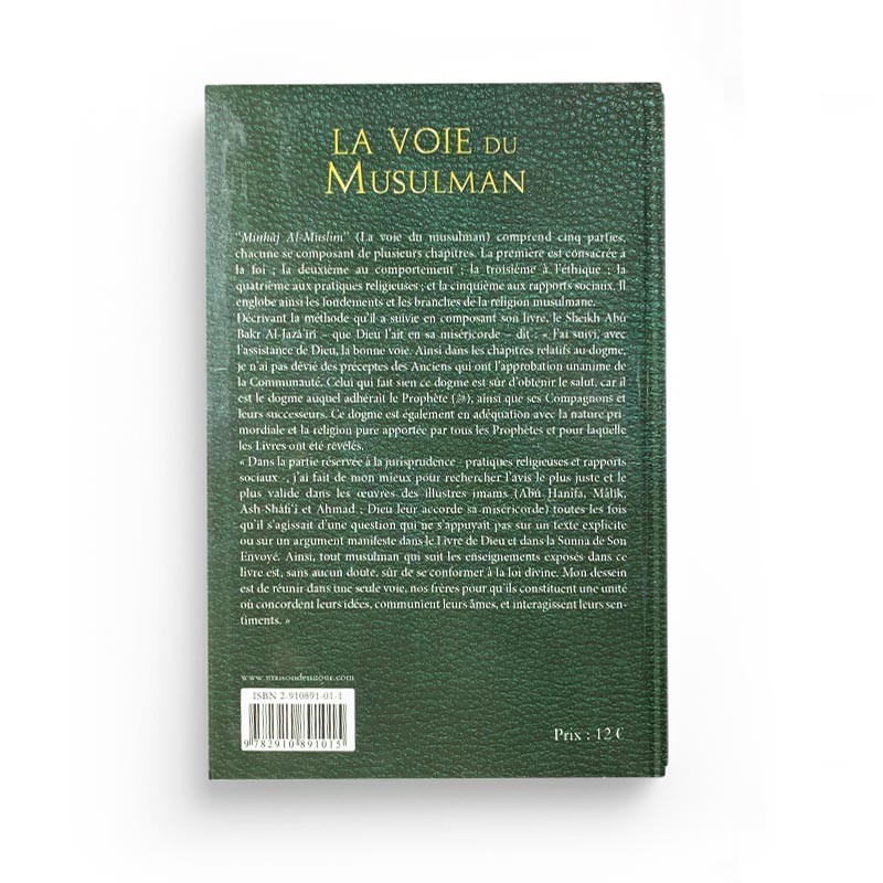 Livre La Voie Du Musulman de Poche Uniquement en Français - Edition Ennour