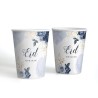 Gobelet  Bleu pivoine - lot de 6 - Eid moubarak