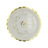 Assiettes feuilles - lot de 6 assiettes - Eid moubarak