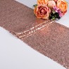 Chemin de table - or rose