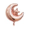 Ballon étoile lune rose - Eid moubarak