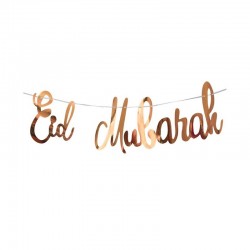 Lettre - Eid Mubarak - rosé