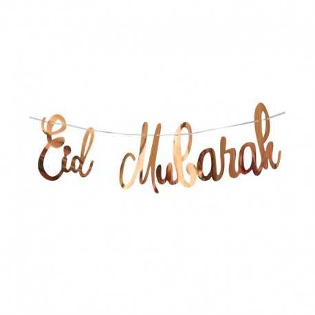 Lettre - Eid Mubarak - rosé