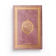 Le Saint Coran version arabe (Lecture Hafs) de luxe avec couverture vieux rose dorée (14 x 20 cm)