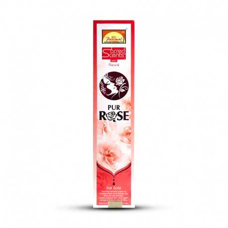 Encens Indien Naturel Rose Pure, 8 Bâtonnets (25g)