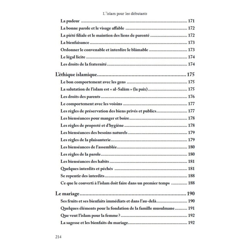 l'Islam pour les débutants - Muhammad al-‘Arfaj - éditions Al-Hadîth