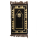 Tapis ultra doux pour enfant (33 x 58 cm) - couleur brun  - motif Kaaba