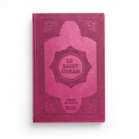Le saint Coran - arabe français - mauve - Librairie El-Azhar