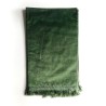 Tapis De Prière Velours Luxe Couleur Unie - 120 X 70 CM - VERT SAUGE