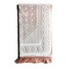 Tapis De Prière - Satin Brillant - Motif FLEUR - Couleur ROSE PASTEL