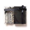 GRAND Coffret cadeau : Coran + tasbih + Tapis de priere : NOIR