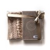 GRAND Coffret cadeau : Coran + tasbih + Tapis de priere : taupe