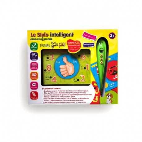 Le Stylo intelligent : Joue et apprend avec plus de 100 cartes illustrées bilingues (français/arabe) - Orientica