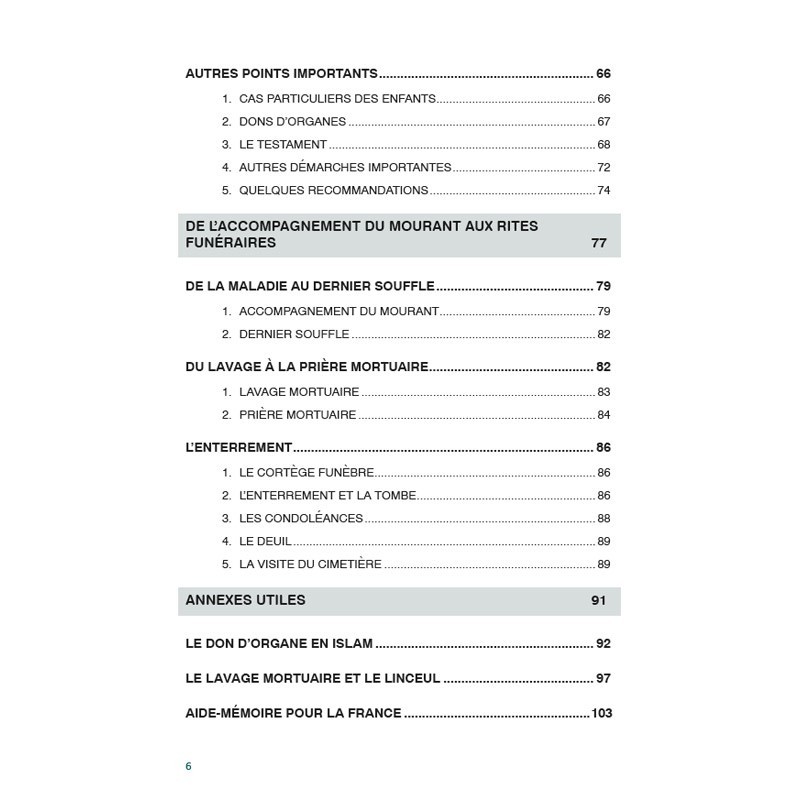 GUIDE PRATIQUE POUR LA GESTION DES DÉFUNTS MUSULMANS - DRISS ABIED - Editions Al-Hadîth