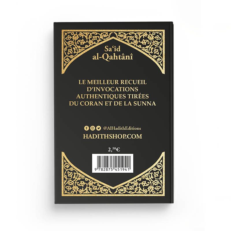 Pack : CORAN NOIR DORÉ - FRANÇAIS-ARABE-PHONÉTIQUE - Citadelle du musulman noir