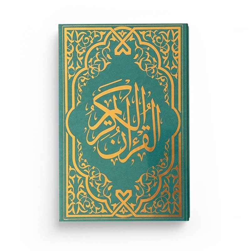 Pack : CORAN Turquoise DORÉ - FRANÇAIS-ARABE-PHONÉTIQUE - Citadelle du musulman turquoise