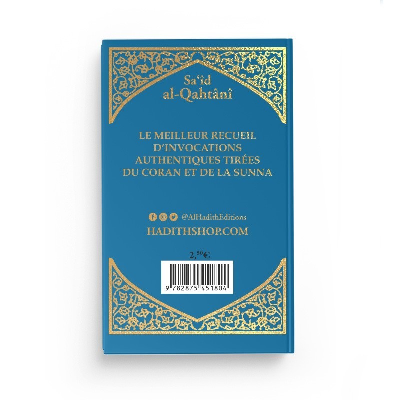 Pack : CORAN Bleu nuit DORÉ - FRANÇAIS-ARABE-PHONÉTIQUE - Citadelle du musulman bleu