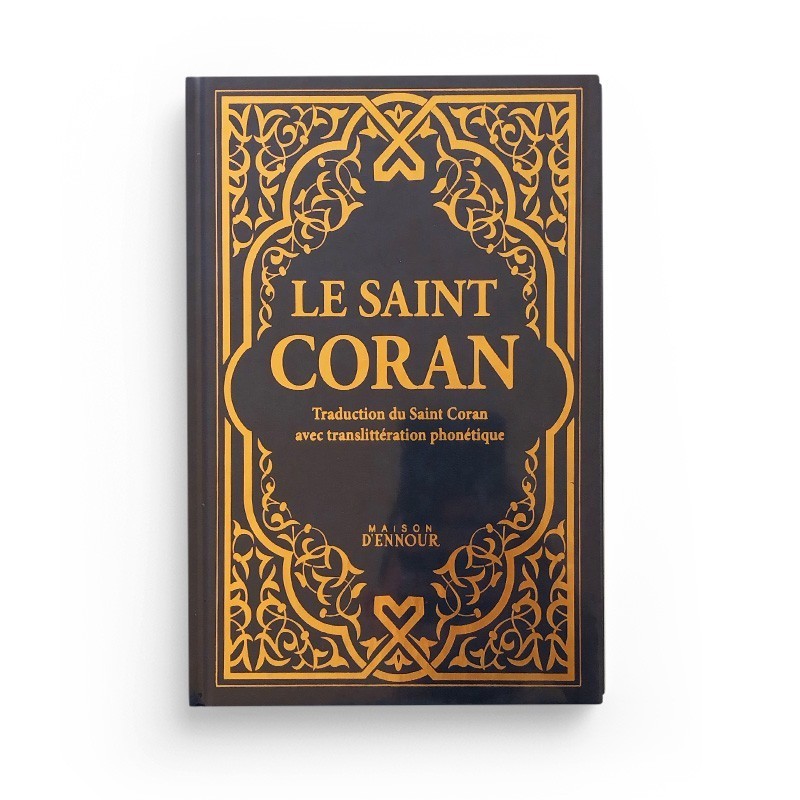 Pack : CORAN Bleu nuit DORÉ - FRANÇAIS-ARABE-PHONÉTIQUE - Citadelle du musulman bleu