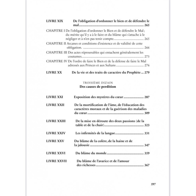 VIVIFICATION DES SCIENCES DE LA FOI-ABRÉGÉ DE IHYA 'ULUM AL DIN-HÉRITAGE ÉDITIONS