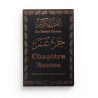 Le Saint Coran - Chapitre Amma - Grand format (Jouz' 'Ammâ / Hizb Sabih) français-arabe-phonétique - Couverture noire dorée