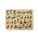 Puzzle pédagogique en bois des 28 lettres de l'alphabet arabe - Orientica