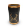 Coffret Cadeau Prière Tapis et chapelet de luxe (boite ronde dorée) - NOIR