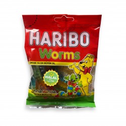 Bonbon Haribo - Worms Halal - 80G